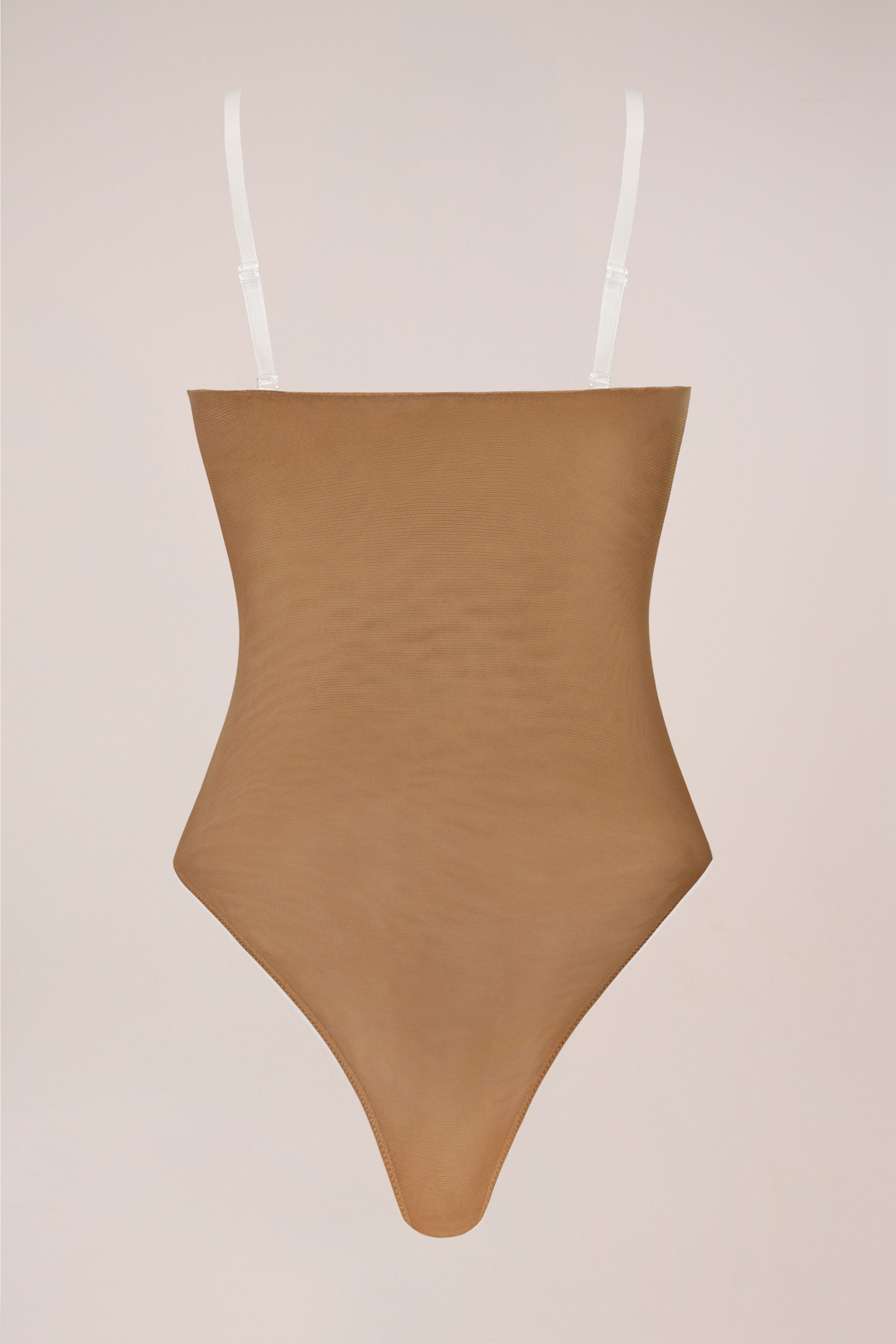 Strapless Bodysuit in Almond - 2