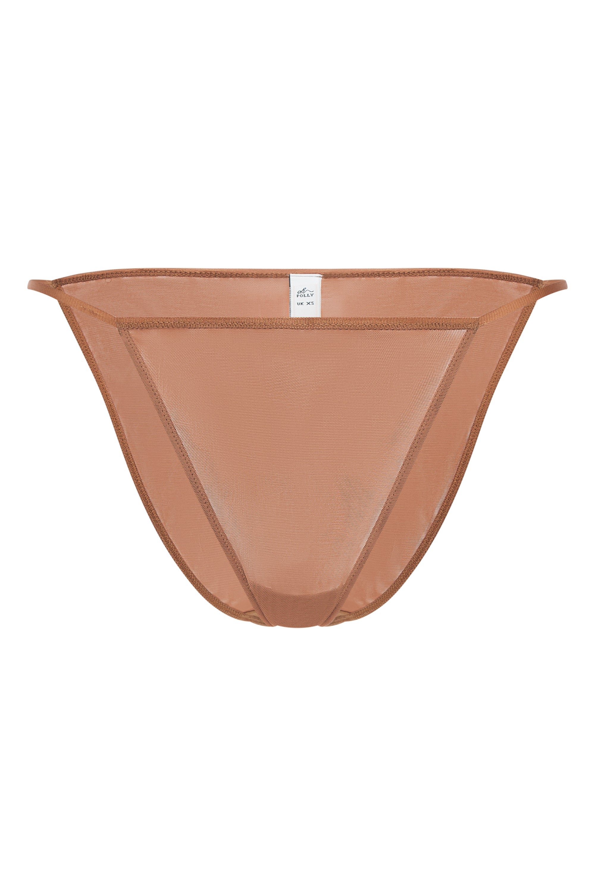 Soft Mesh String Bikini in Honey - 2