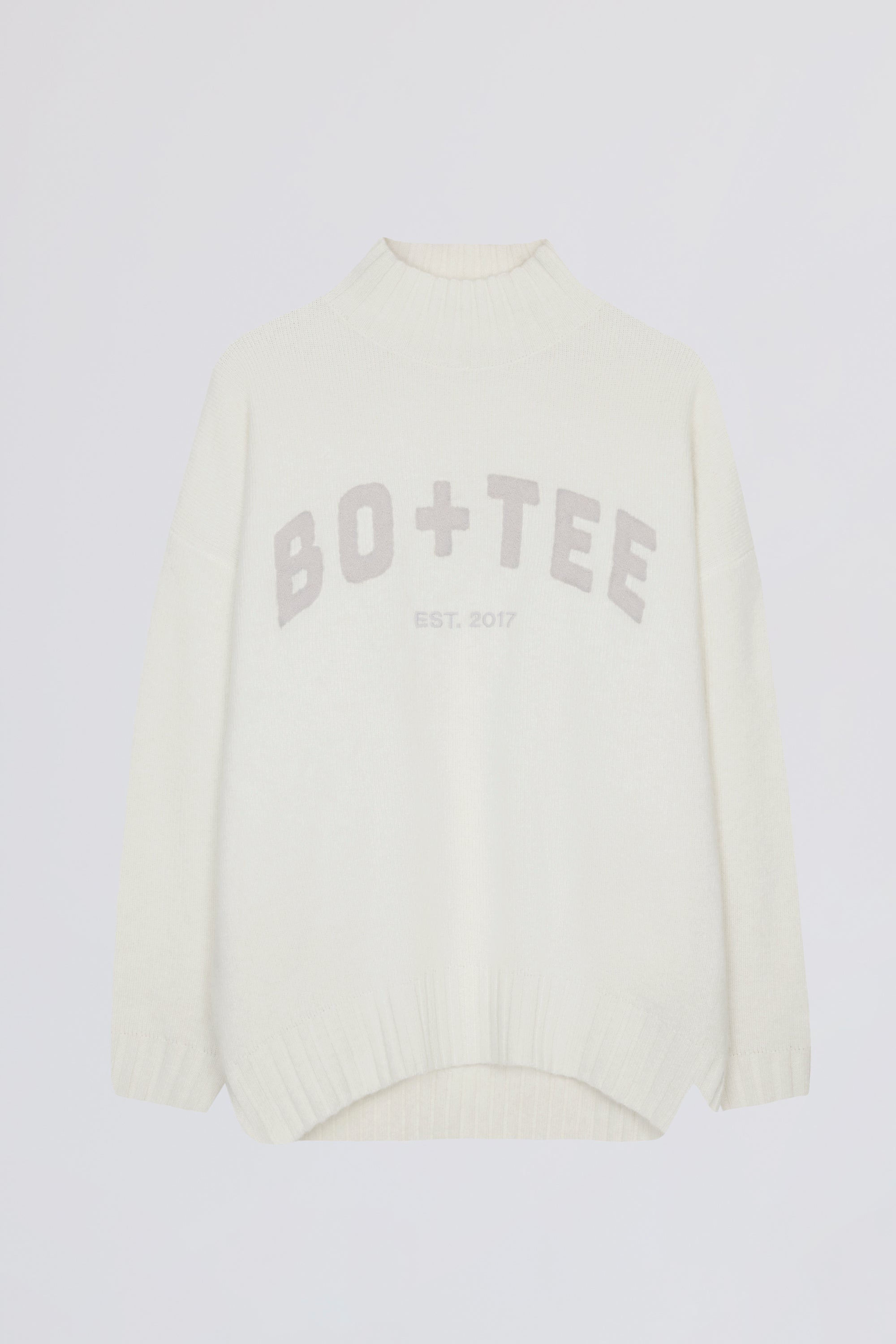 Soft Knit Oversized Jumper in Marshmallow
