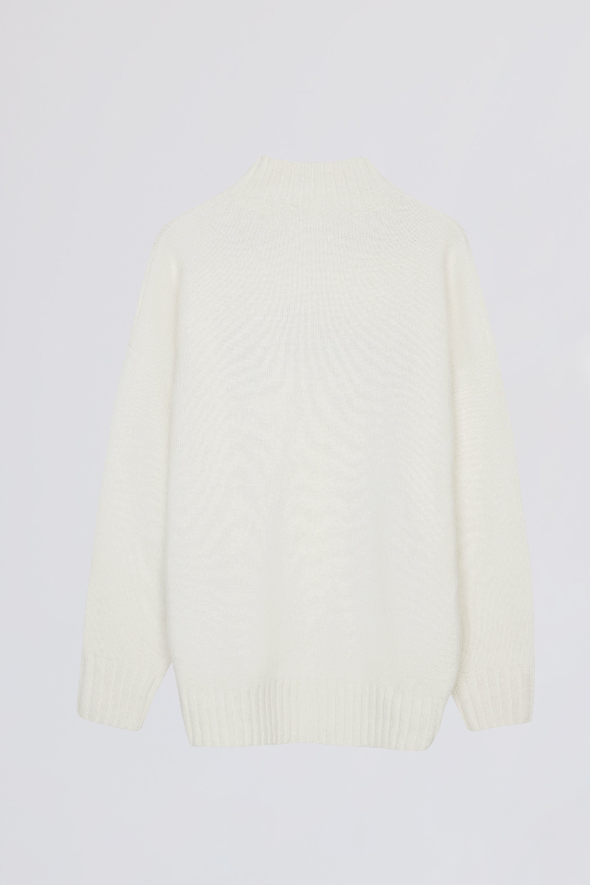Soft Knit Oversized Jumper in Marshmallow