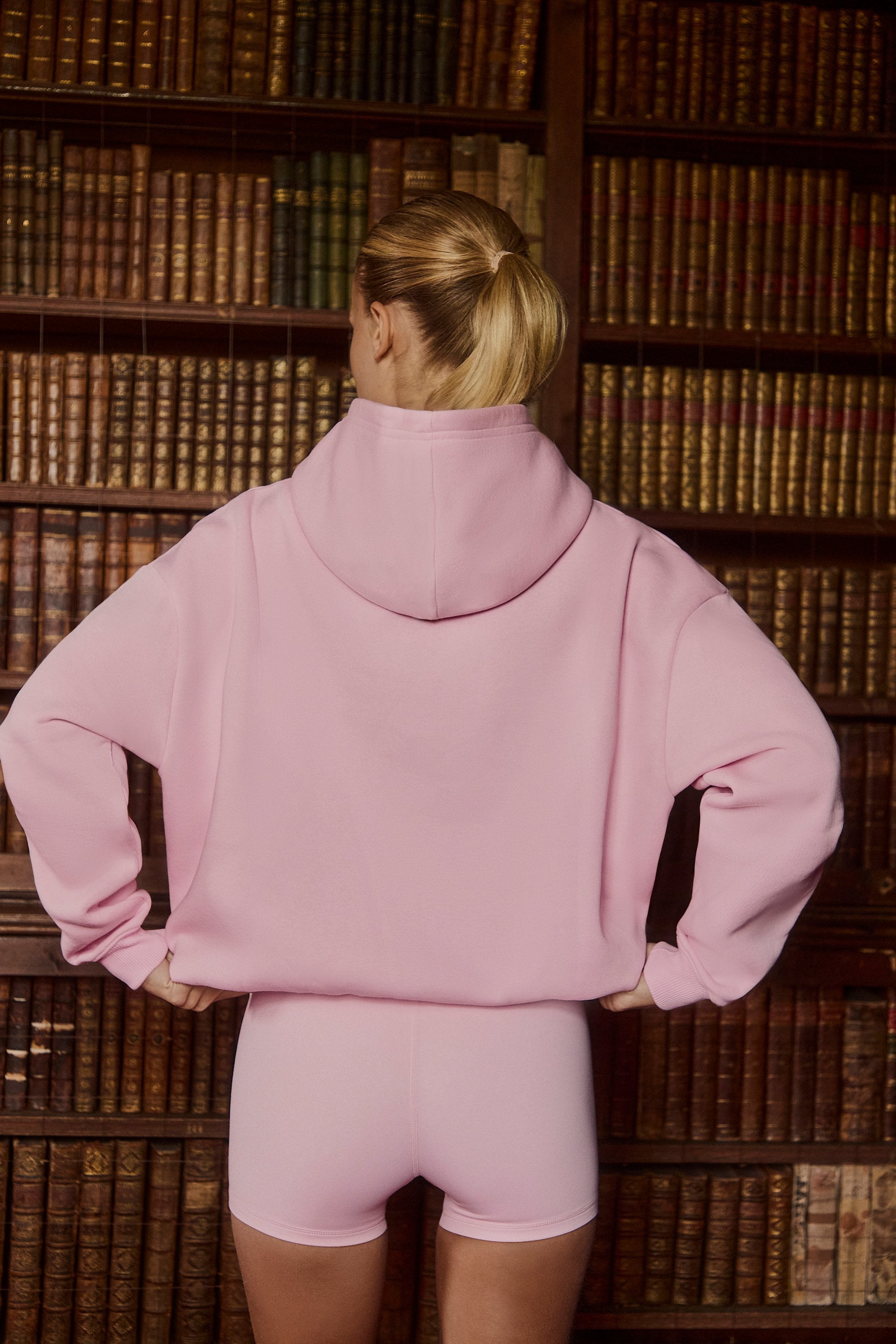 Embroidered Oversized Hoodie in Bloom - 2