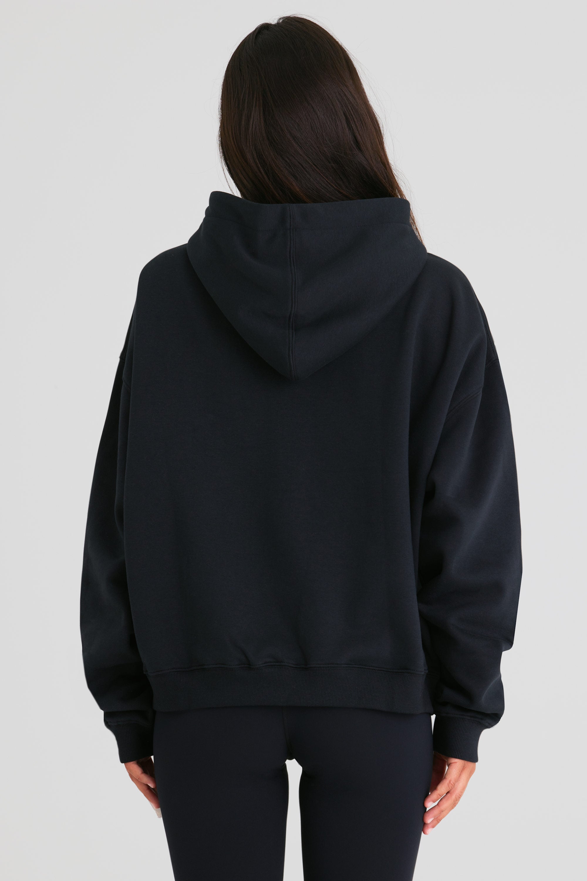 Oversized Hoodie  in Black - 2