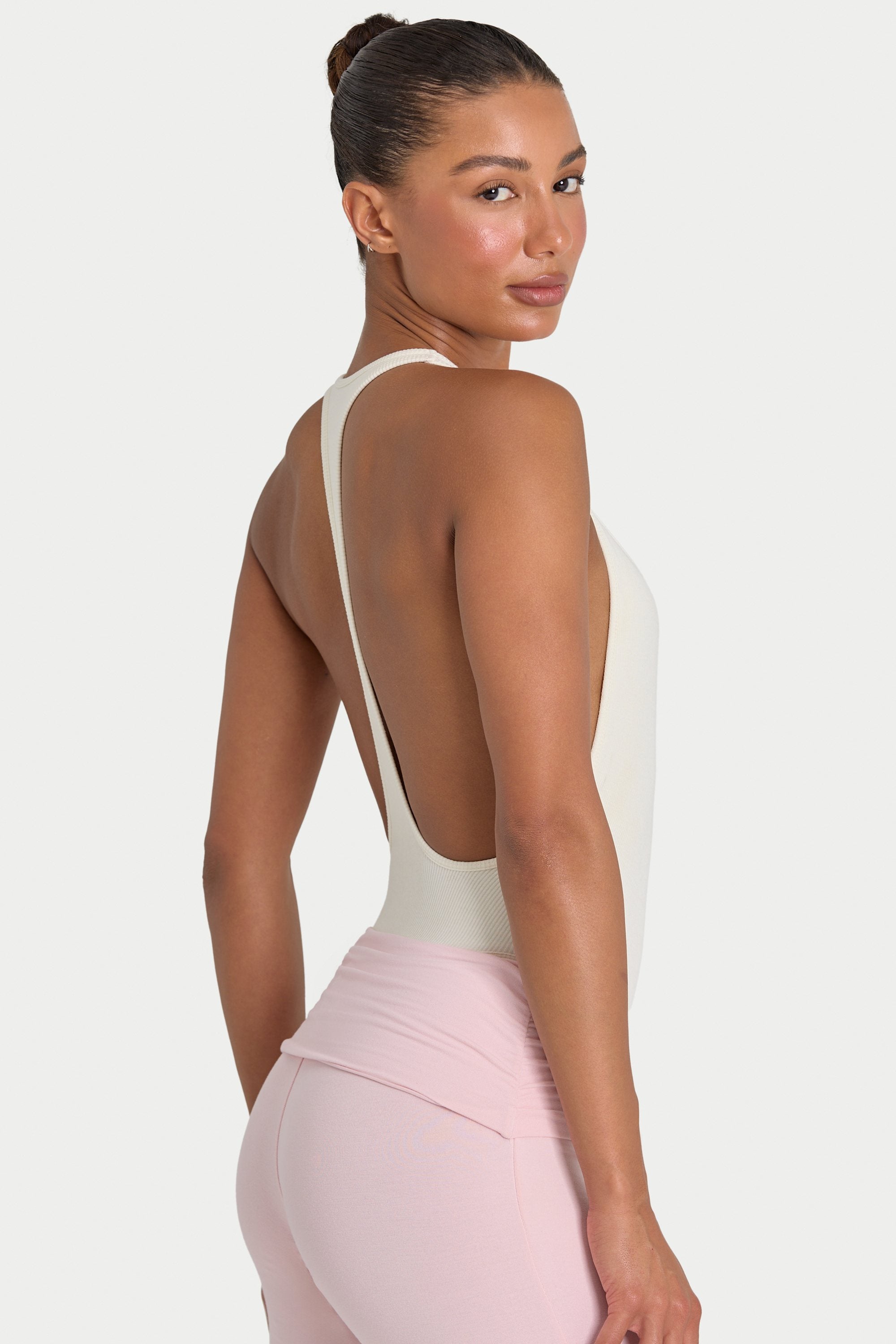 Modal Bodysuit in Ivory