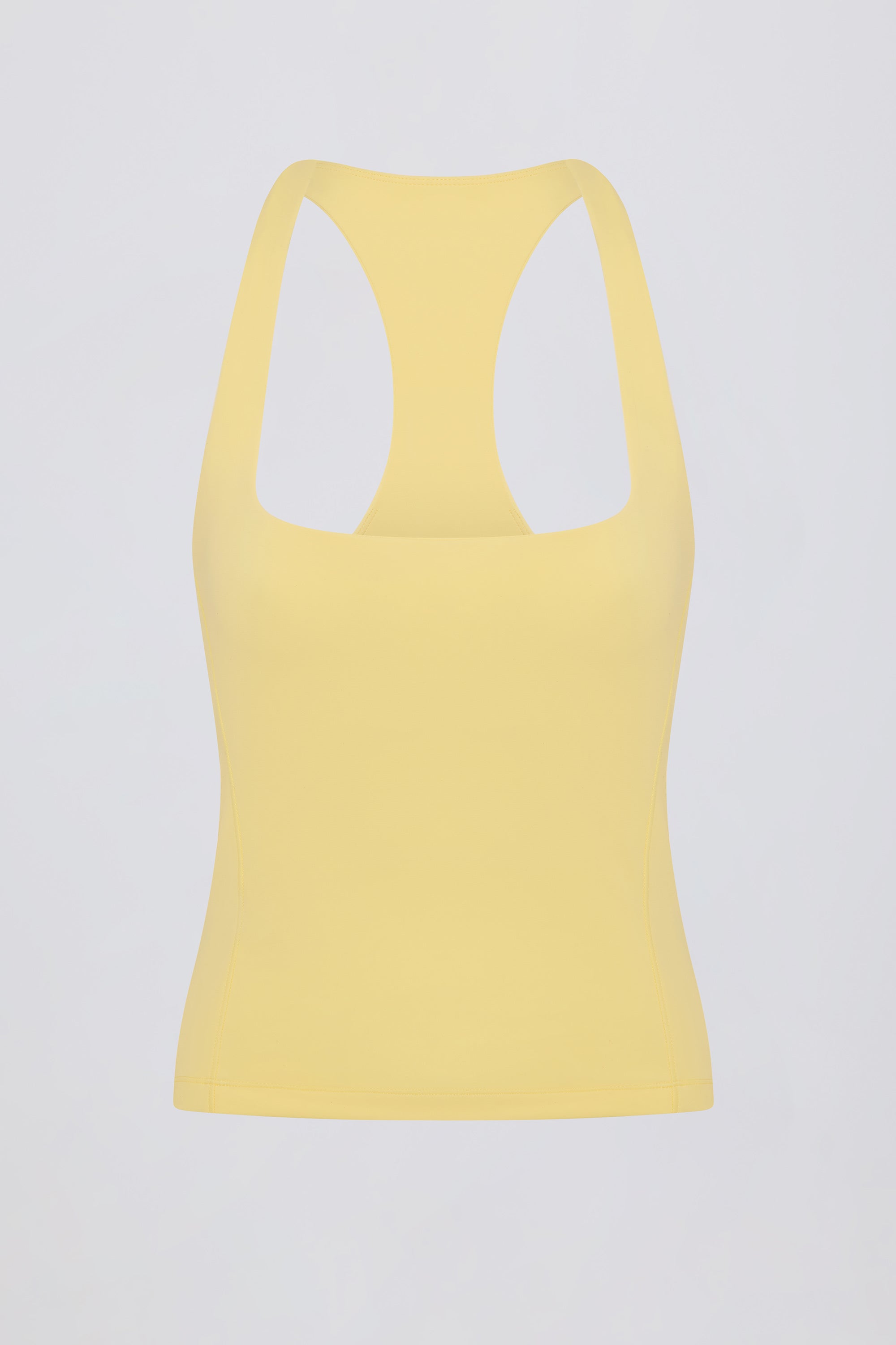 Soft Active Racerback Tank Top in Lemon - 2