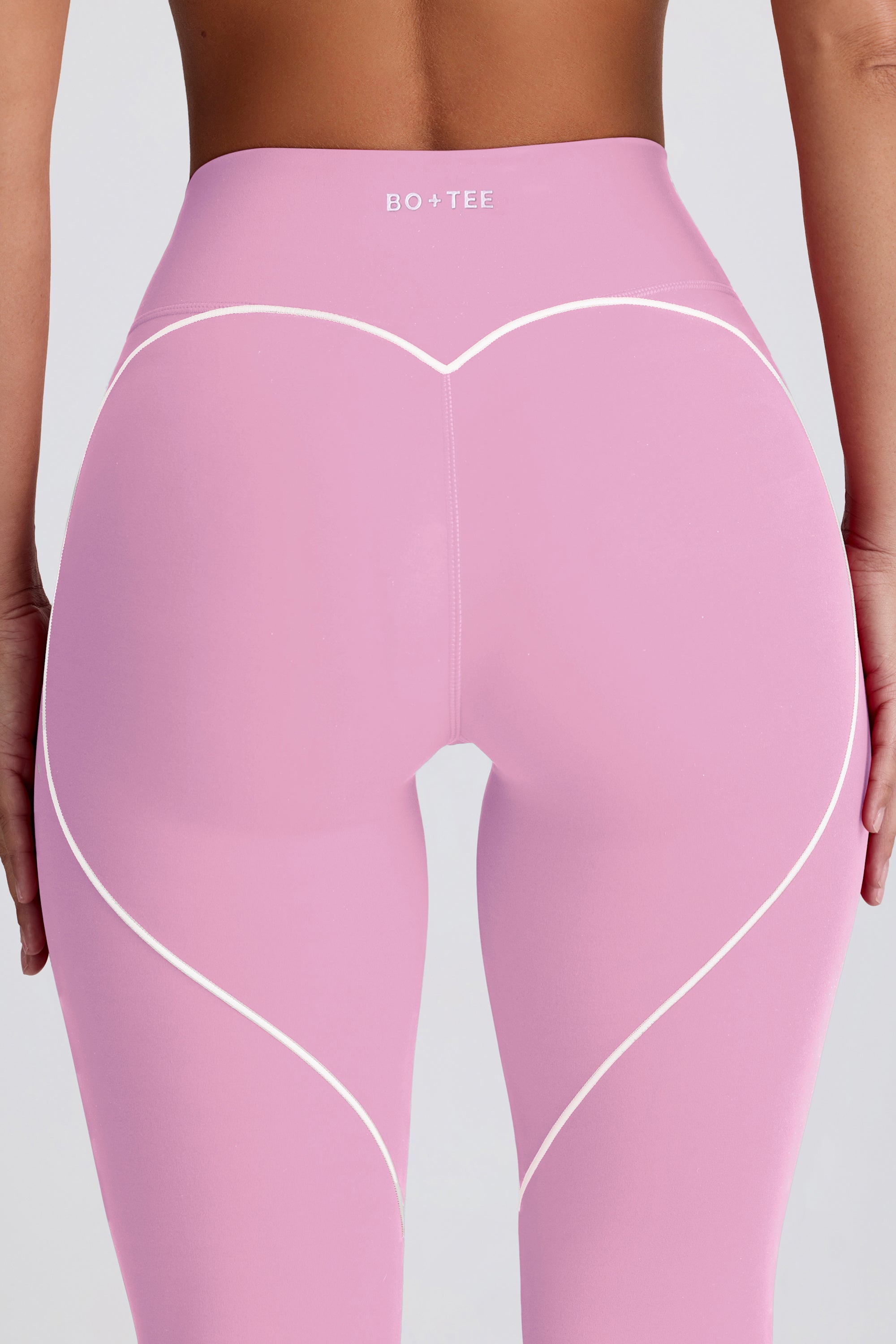 Soft Active Mid-Rise Leggings in Sweet Pink